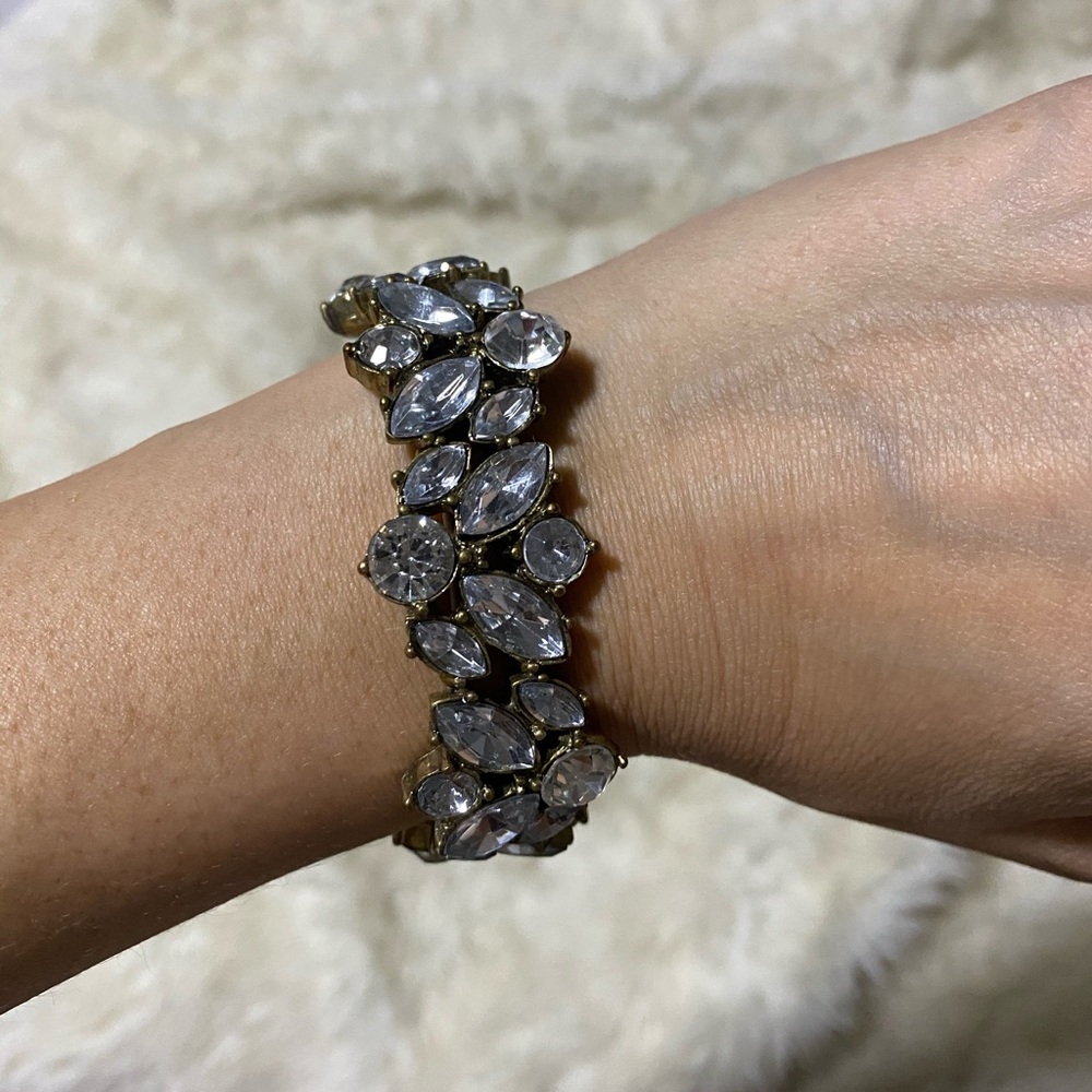 Rhinestone stretch bracelet